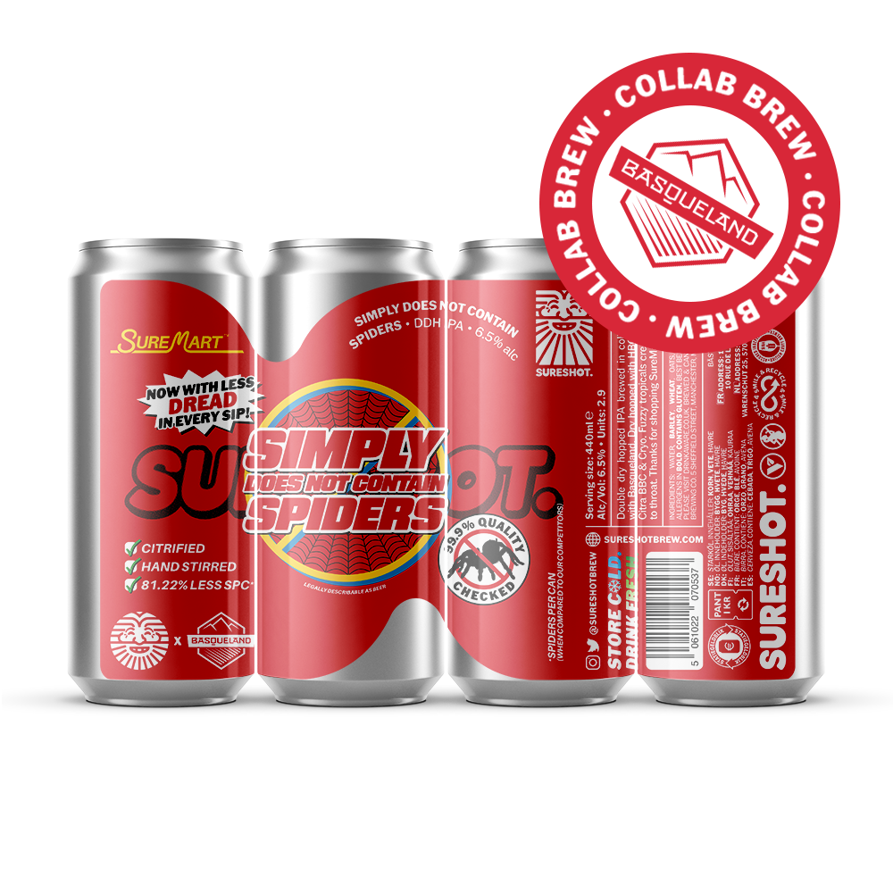 Sureshot Brewing Simply Does Not Contain Spiders - Sureshot Brewing